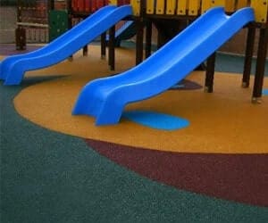 Suelos de caucho para parques infantiles