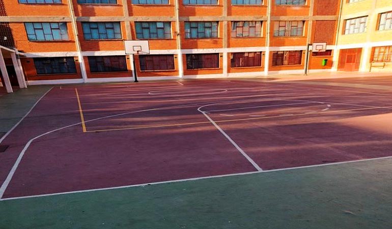 reparación patios de colegios | Pistas deportivas colegio