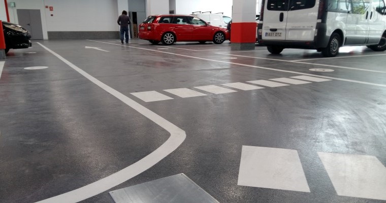 Reparación de suelos de garajes parkings Barcelona