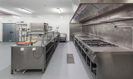 Suelos industriales para cocinas suelo antideslizante grasas...aceites...derrames